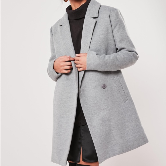 Ardene Jackets & Coats Grey Wool Coat Small Size Ardene Poshmark